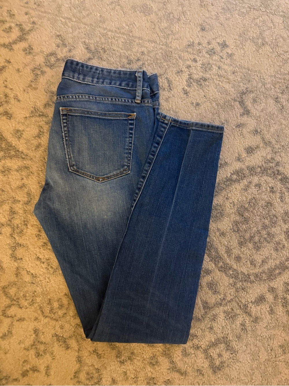 Gap 1969 Always Skinny Jeans Medium Wash Mid Rise Stretch Size 28L